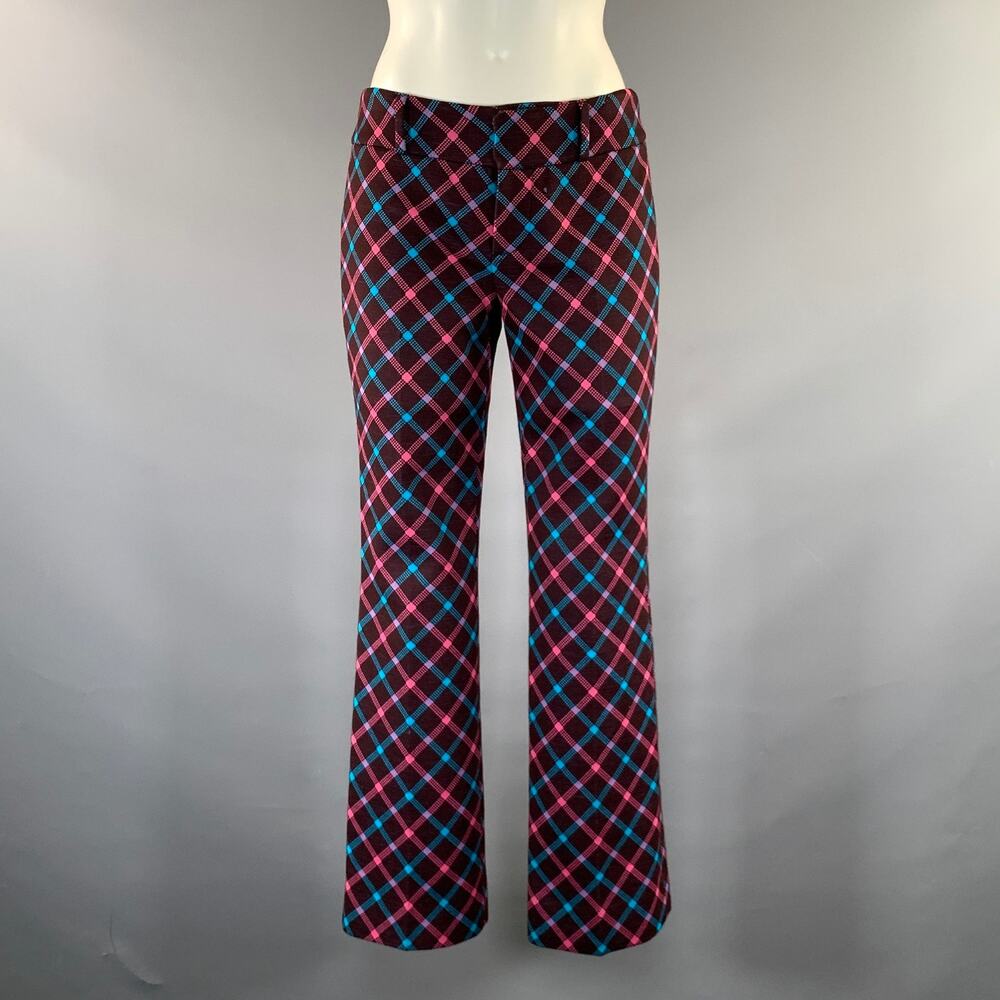 MARNI Size S Burgundy Pink & Blue Not Listed diamond Straight leg Casual Pants